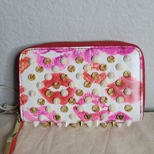 Christian Louboutin Kiss Mark Lipstick Coin Case
